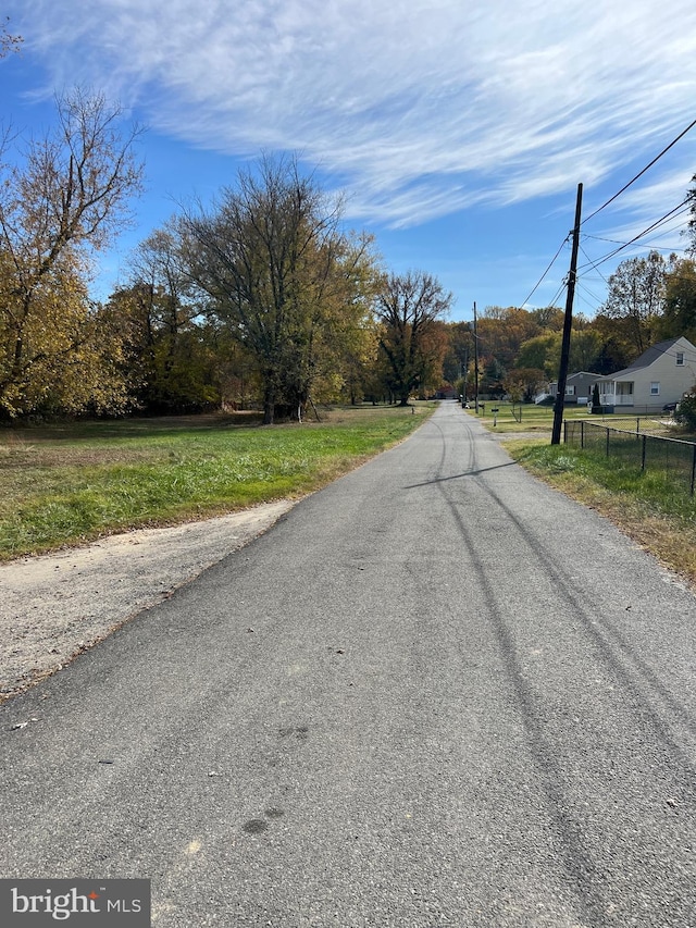 view of road