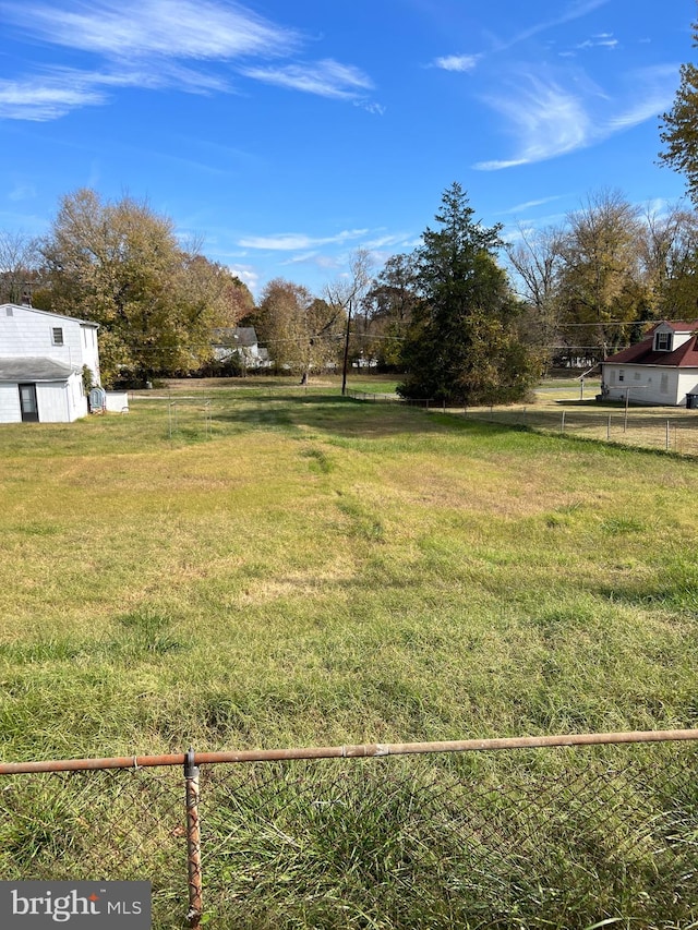 view of yard