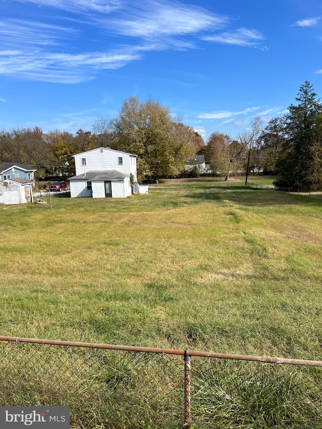 view of yard