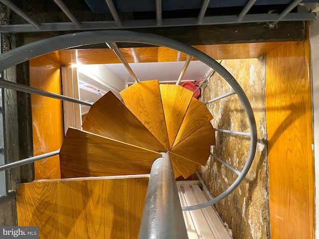 view of stairs