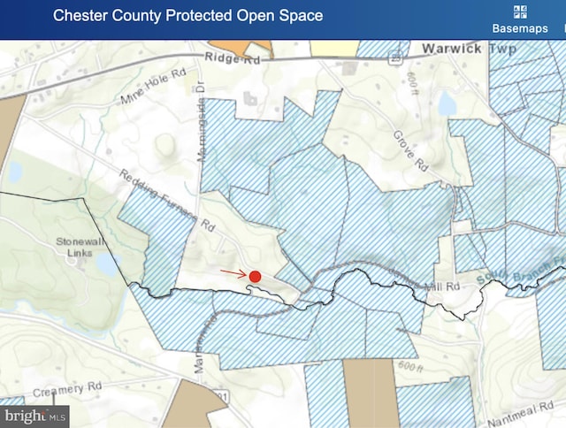 map / location of property area