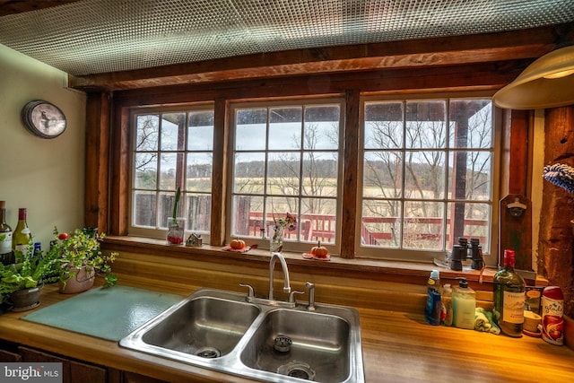 kitchen featuring a sink