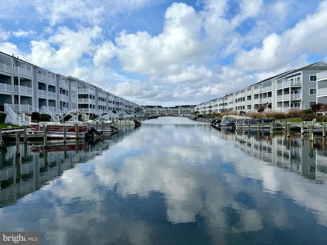 view of water feature