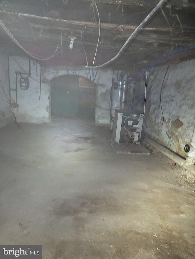 view of basement