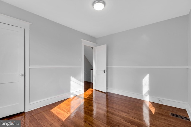 interior space featuring hardwood / wood-style flooring