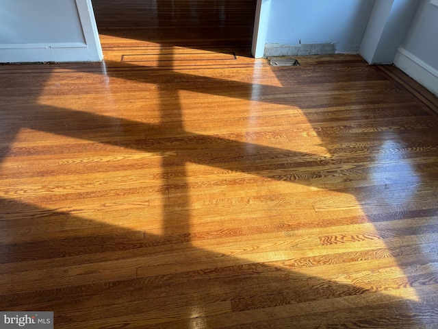 room details with hardwood / wood-style floors