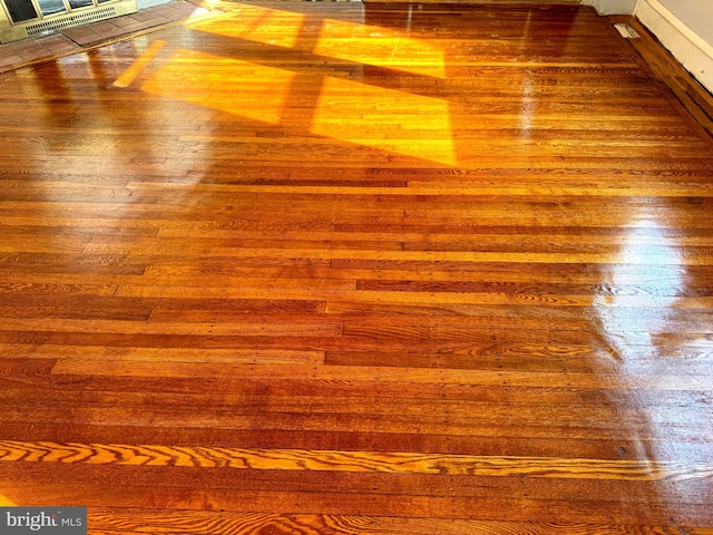 details featuring hardwood / wood-style flooring