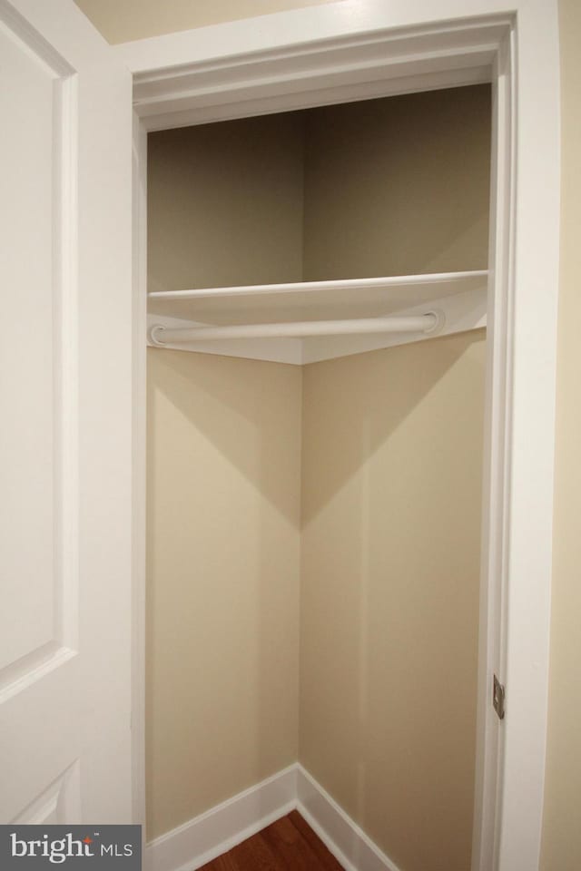 view of closet