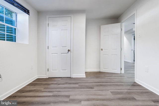 interior space featuring light hardwood / wood-style floors