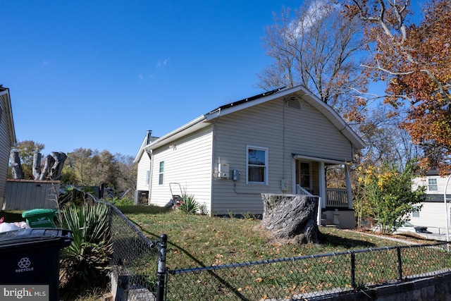 view of side of property