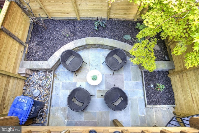 exterior space featuring a fire pit