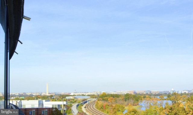 exterior space with a view of city