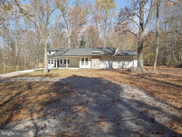 view of front of home