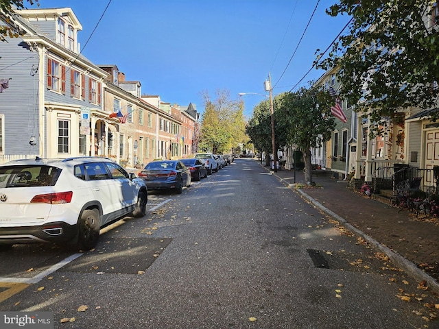 view of road