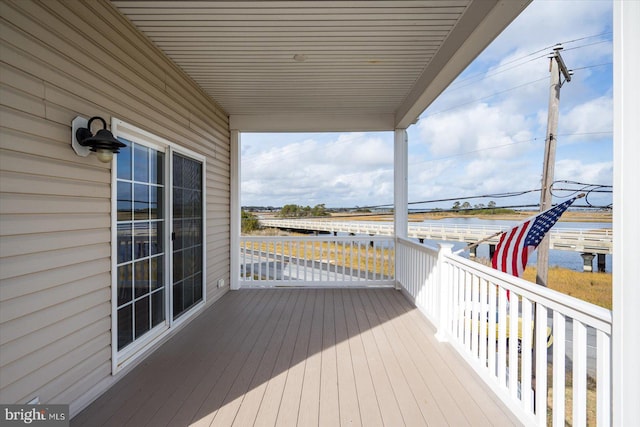 view of deck