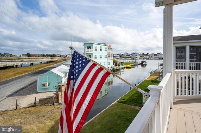 property view of water