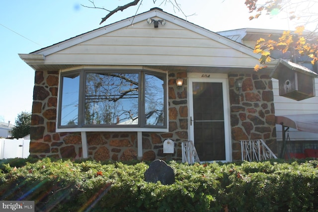 view of front of home