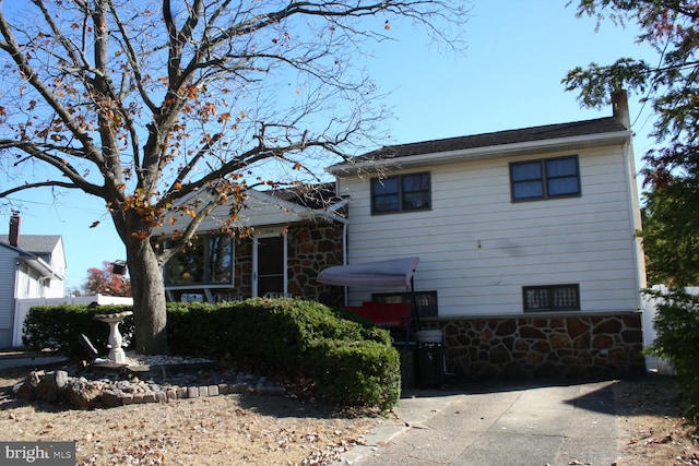 view of rear view of house