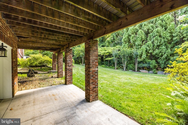 view of patio