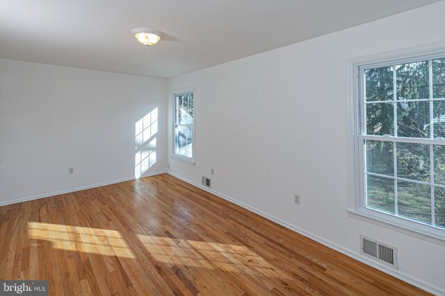 339 Hamilton Ave, Princeton, NJ 08540 - empty room with light wood finished floors and baseboards