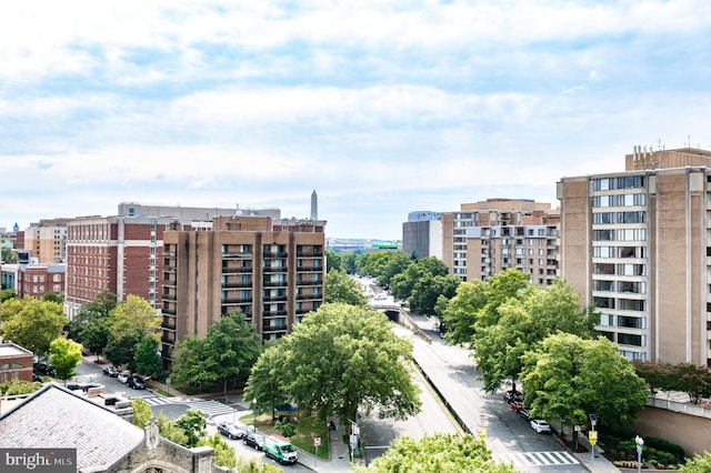 view of property with a view of city