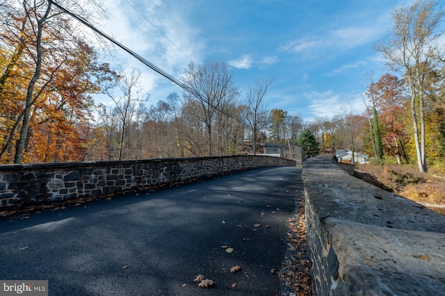 view of road