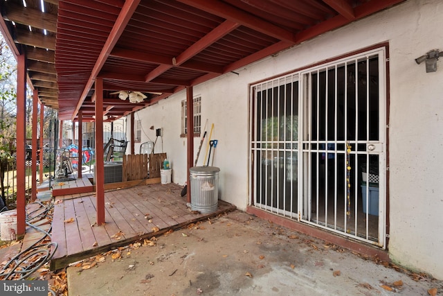 view of patio