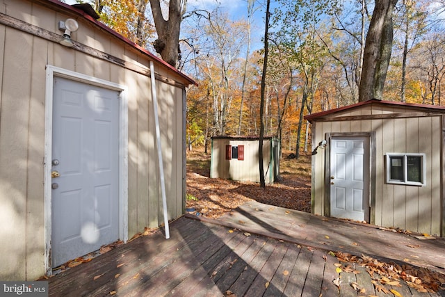 view of outbuilding