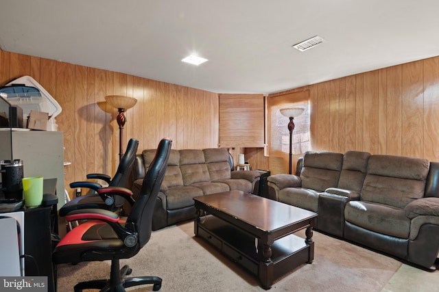 8600 Sapienza Dr, Fort Washington, MD 20744 - living room with wooden walls and a desk