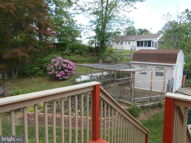 603 Bloomfield Dr, Westampton, NJ 08060 - deck featuring exterior structure