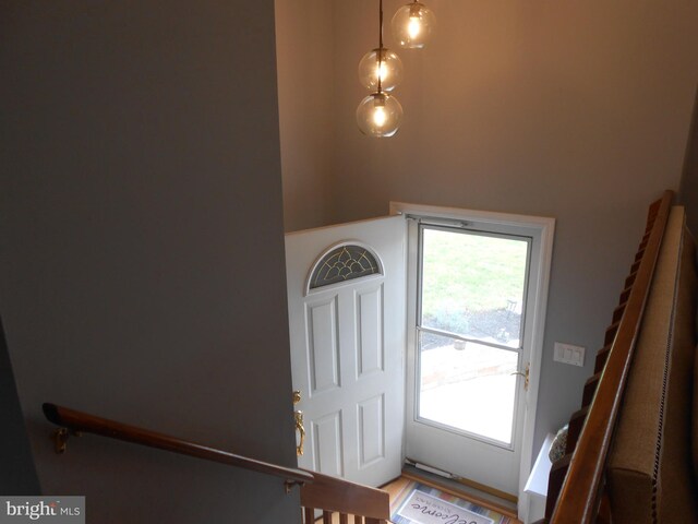 603 Bloomfield Dr, Westampton, NJ 08060 - foyer with stairway