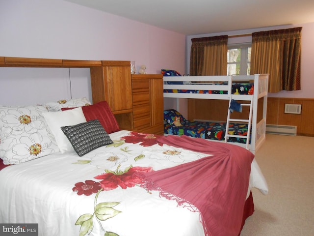603 Bloomfield Dr, Westampton, NJ 08060 - carpeted bedroom featuring baseboard heating