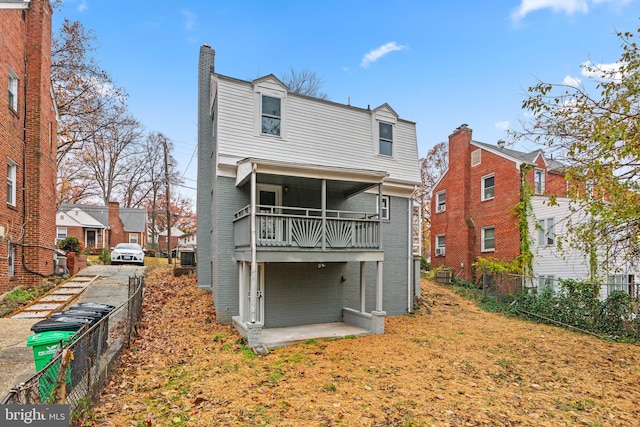 view of rear view of house