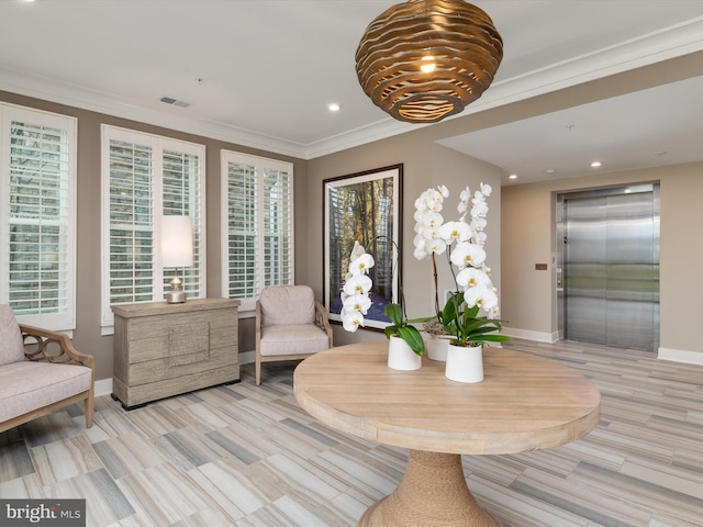 200 Harrier Way Unit 42, Chester, MD 21619 - lobby featuring ornamental molding and recessed lighting