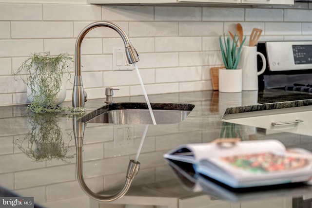 room details with sink and backsplash