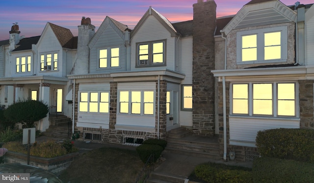 view of townhome / multi-family property