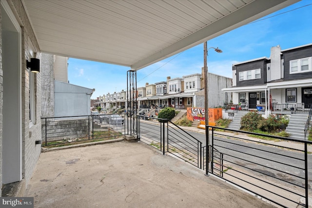 view of patio / terrace featuring covered porch