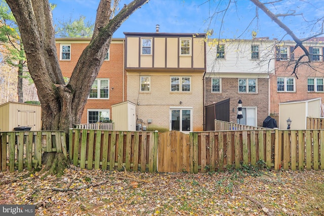 view of back of property