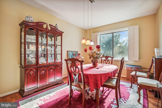 dining room featuring hardwood / wood-style floors