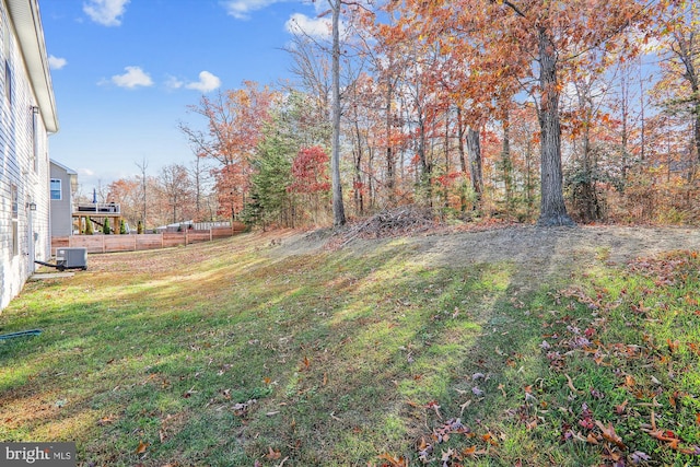 4639 Pendall Dr, Fort Washington, MD 20744 - view of grassy yard featuring central AC unit