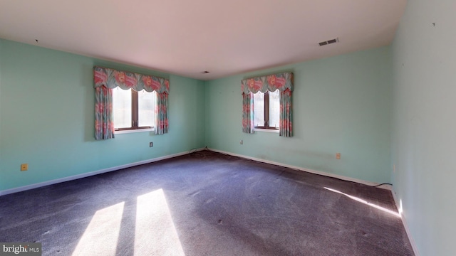 empty room with carpet flooring and plenty of natural light