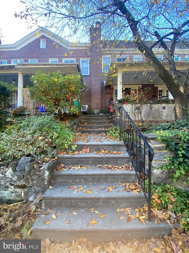 view of staircase