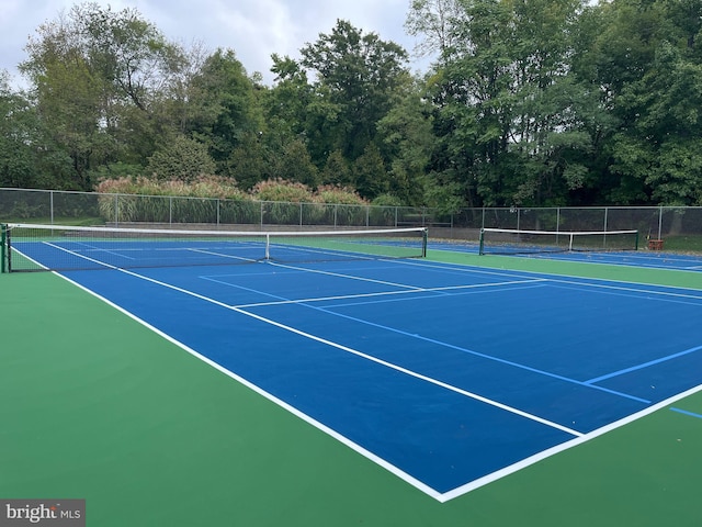 view of sport court