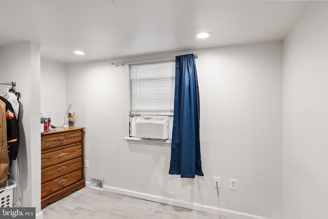 bedroom featuring cooling unit