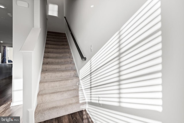 8510 Randell Ridge Rd, Frederick, MD 21704 - staircase with wood finished floors
