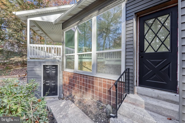 view of entrance to property