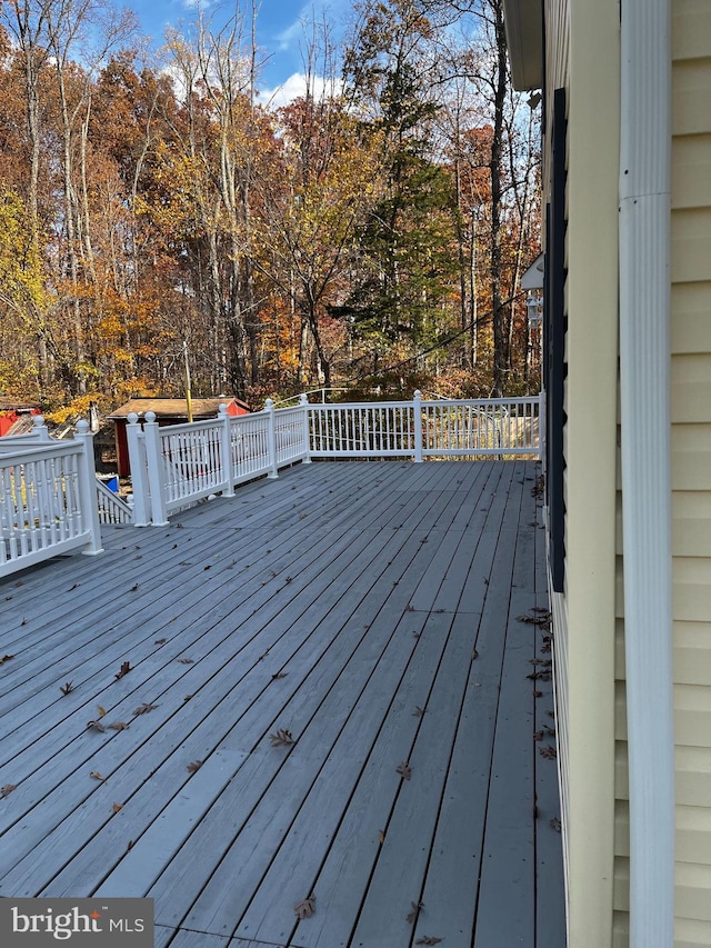 view of deck