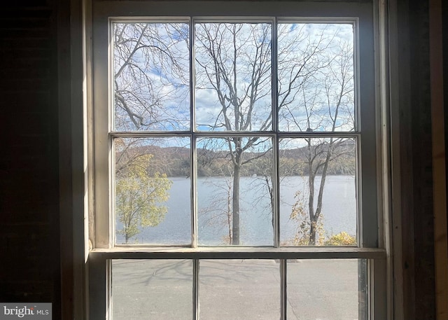 room details with a water view