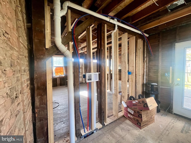 miscellaneous room featuring plenty of natural light