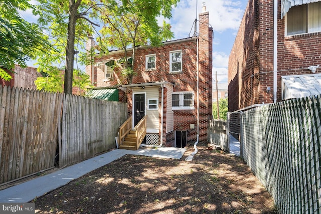 view of rear view of property